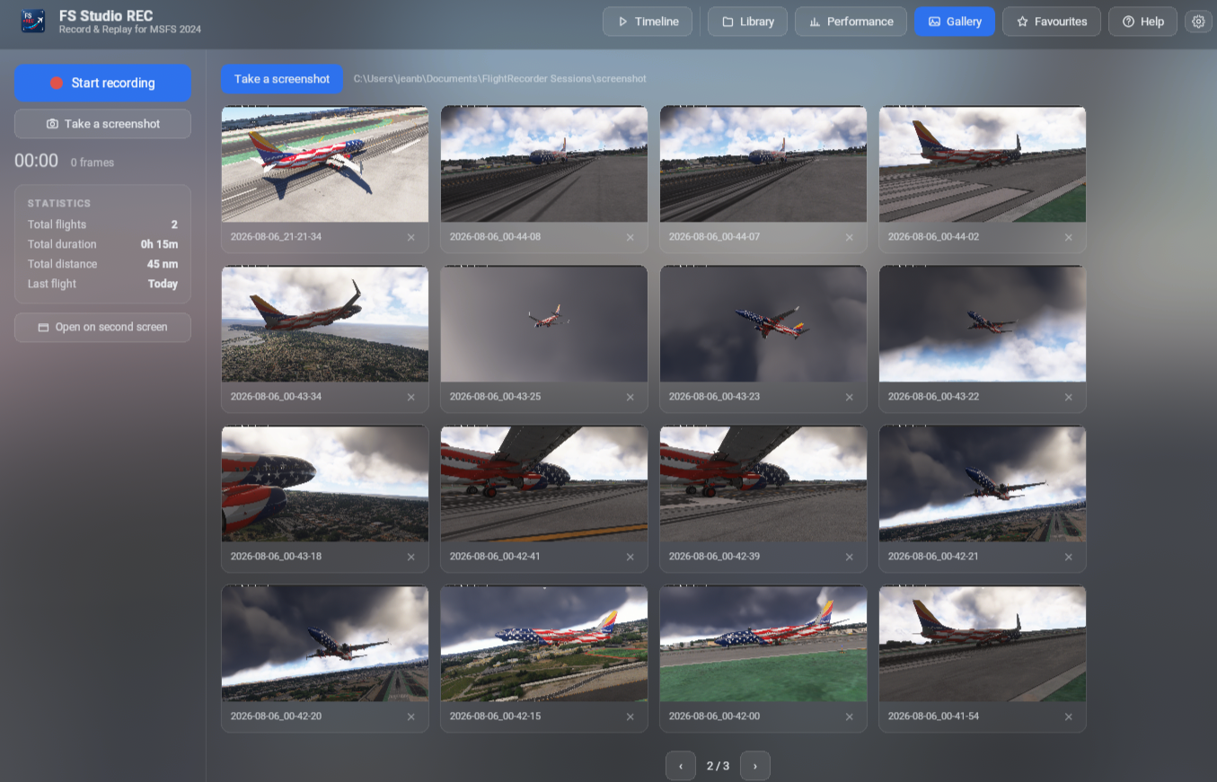 FsStudioREC for MSFS 2024